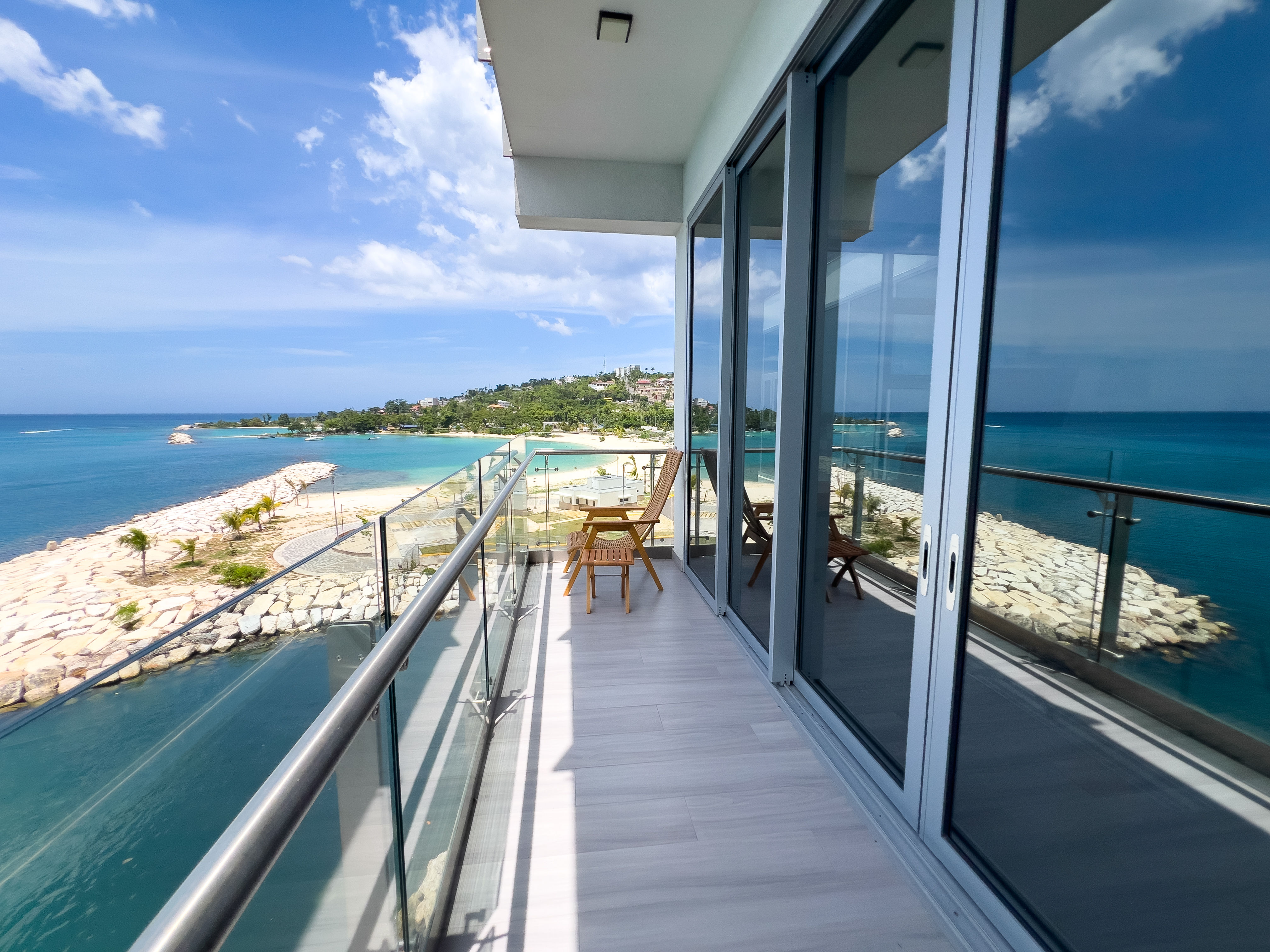 Skyview Suites ocean-facing balcony